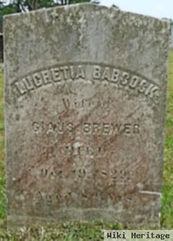 Lucretia Babcock Brewer