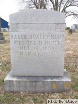 Harriett "hallie" Bosley Hurt