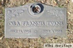 Ora Francis Evans