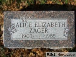 Alice Elizabeth Zager