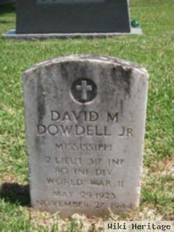 David M Dowdell, Jr