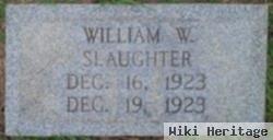 William W Slaughter