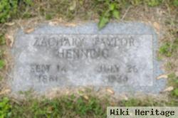 Zachary Taylor Henning