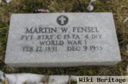 Pvt Martin W Fensel