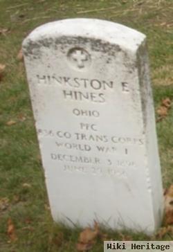 Pfc Hinkston E Hines