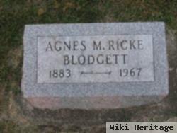 Agnes M Maury Ricke Blodgett