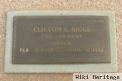 Clifton E Riggs