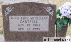 Annie Ruth Mcclellan Cantrell