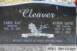 Myron David "ron" Cleaver