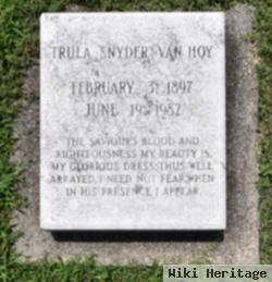 Trula Mariah Jane Snyder Van Hoy