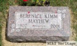 Berenice Kimm Mayhew