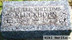 Lucille Whitcomb Kluckhohn