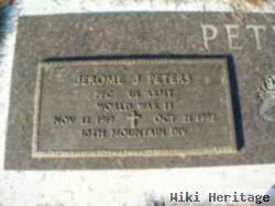 Pfc Jerome J Peters