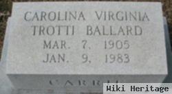 Carolina Virginia "carrie" Trotti Ballard