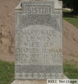 Mary Wade Lewis Dunnam