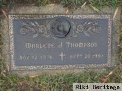 Marlene J Thompson