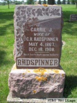 Carrie Jeanette Archer Radspinner