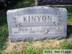 Julia F Kinyon