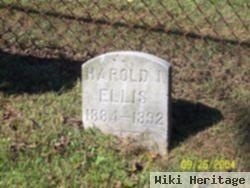 Harold I Ellis