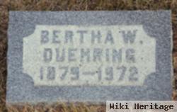 Bertha W. Duehring