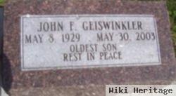 John Fredrick Geiswinkler