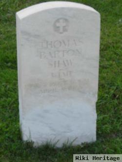 Thomas Barton "bert" Shaw