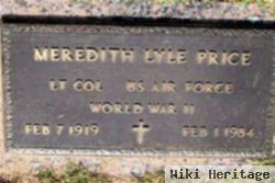 Meredith Lyle ""pete" "pee Wee"" Price