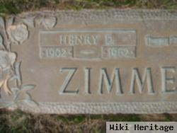 Henry D Zimmerman