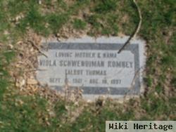 Viola Schwendiman Romney Talbot Thomas