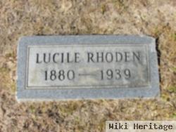 Lucy Ada "lucile" Wilkerson Rhoden