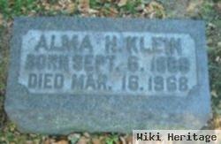 Alma H Klein