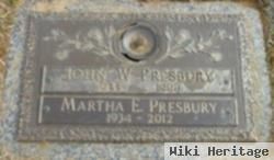 Martha E Presbury