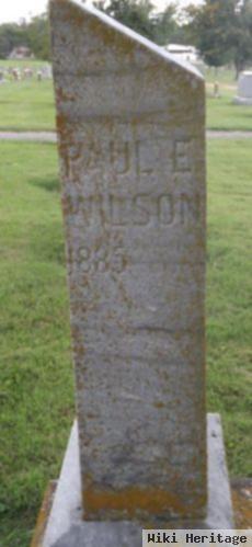 Paul Ernest Wilson