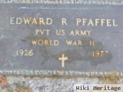 Pvt Edward R Pfaffel