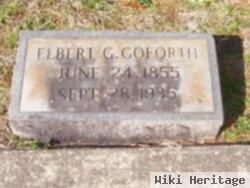 Elbert G. Goforth