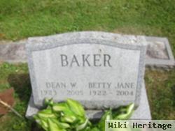 Betty Jane Mann Baker