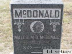 Malcolm D Mcdonald