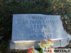 Zula Paris Calcote Sparks