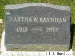 Martha W. Baynham