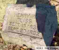 Henry W Bliss