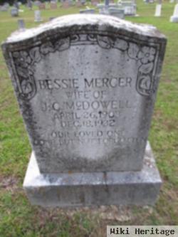 Bessie Mercer Mcdowell