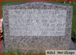 Mrs Esther W. Dudley