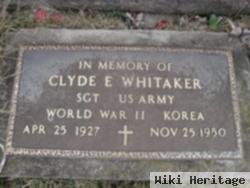 Sgt Clyde E. Whitaker