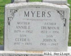 Annie E Baughman Myers