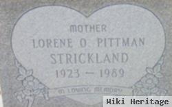 Lorene O. Pittman Strickland