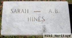 Sarah White Hines