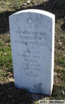 Cdr Robert W. Vollenweider