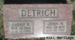 John M Detrich