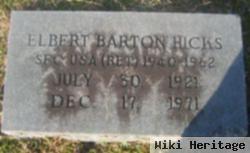 Elbert Barton Hicks