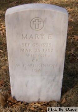 Mary E Wilkinson